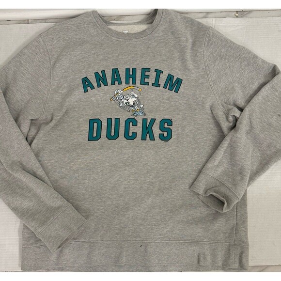 Anaheim Mighty Ducks Vintage Hockey Sweater Sweatshirt Men’s Women’s XL - Picture 1 of 5